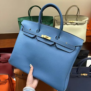 日本ぜいた高定真皮铂金包25 荔枝纹头层牛皮半 30cm真皮手提包款