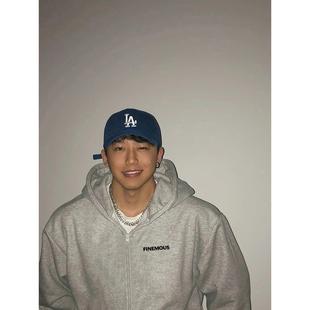 男款 日本W(wǎng)UJE灰色開衫 衛(wèi)衣連帽外套加絨加厚秋冬季 大碼 上衣
