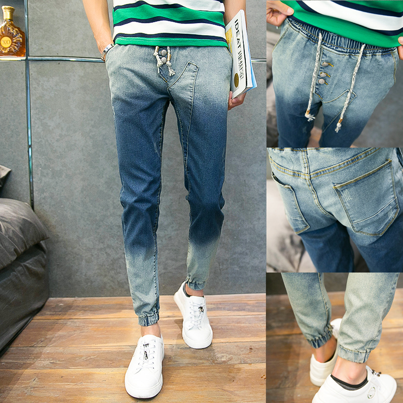 Jeans pour adolescent pieds Slim pour automne - Ref 1465357 Image 1
