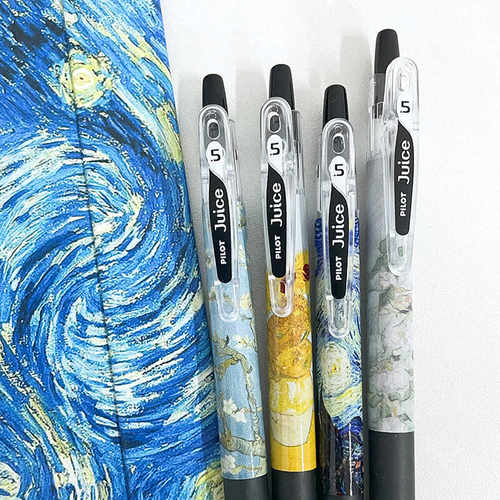 百乐果汁笔diy梵高限定0.5