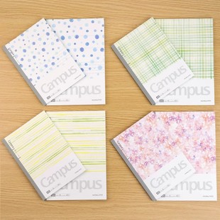 日本kokuyo国誉水彩絮语笔记本A5记事学生无线胶装B5点线套装简约