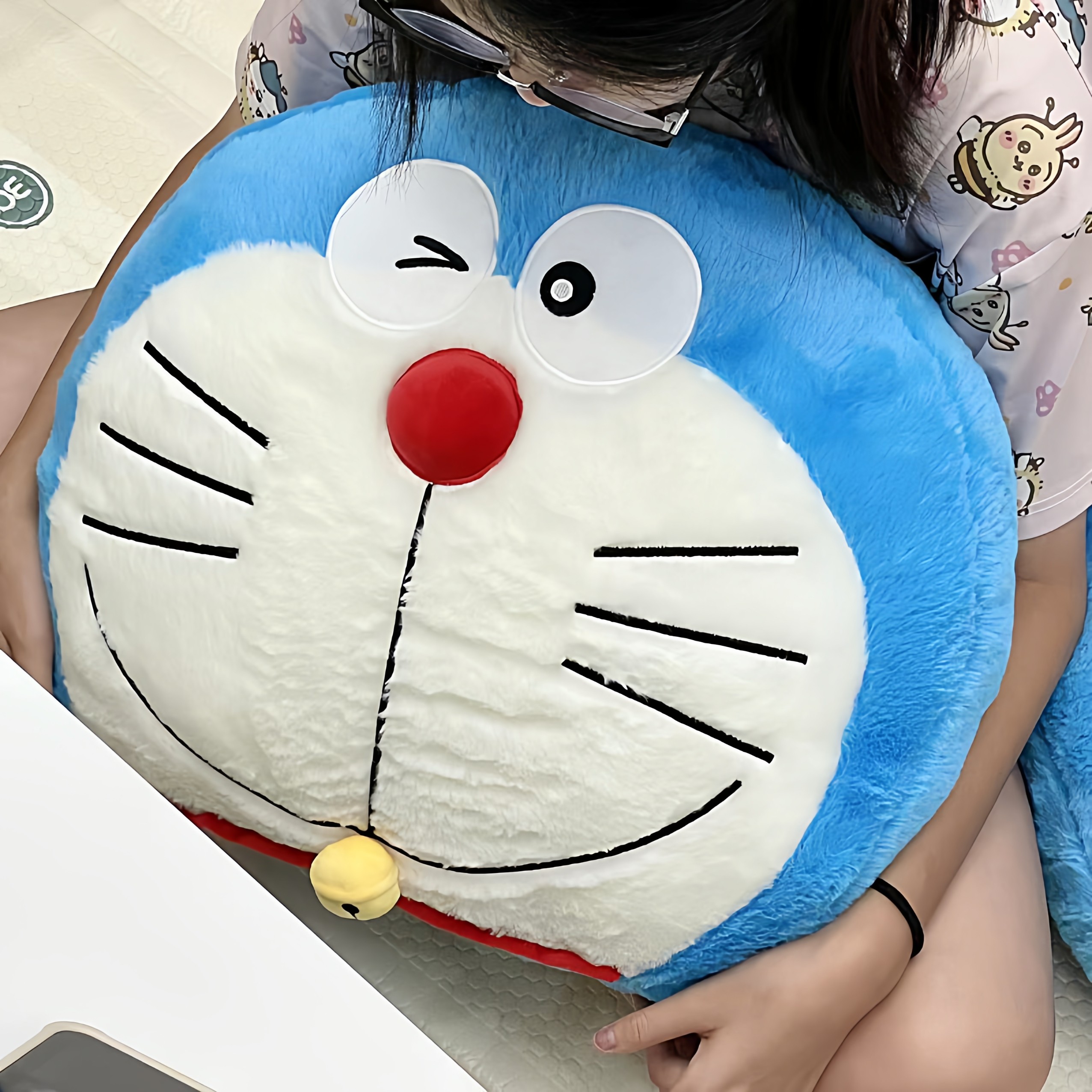 哆啦A梦机器猫蓝胖子大头抱枕腰靠二合一毯子包办公室午睡毯卡通,居家布艺,抱枕被,淘宝优惠券,粉丝福利购,淘宝优惠卷