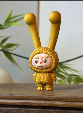 创意卡通鼻刮拉布布桌面装饰摆件