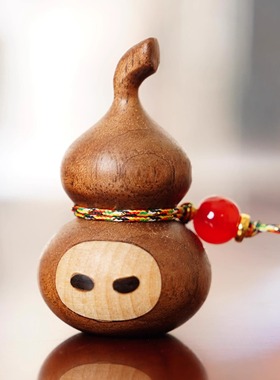 北美黑实木 小葫芦钥匙扣