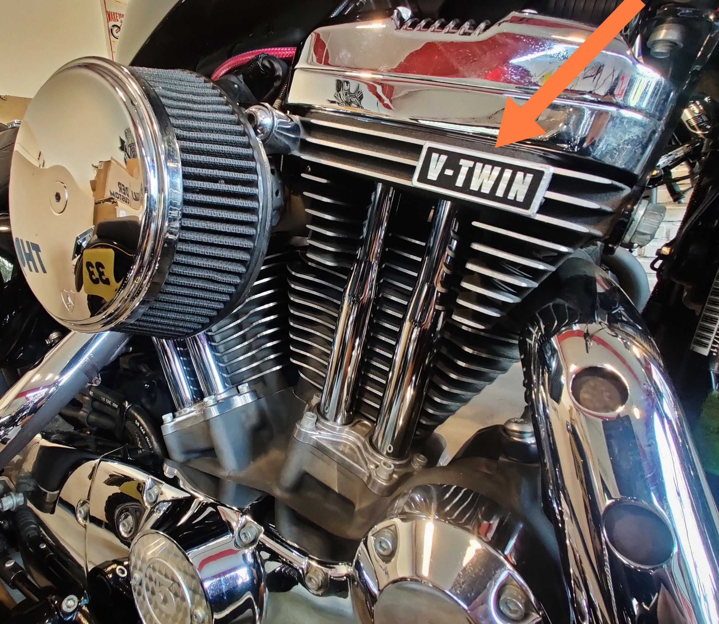 哈雷印第安摩托车适用发动机铭牌散热片装饰盖个性改装48鑫源1200