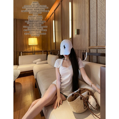 JAMAIS VU【素颜纯t】衣淡人贵 必入版型好正 白色全棉U领t恤短袖