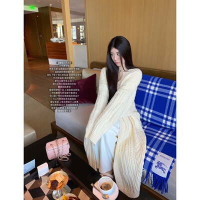 白月光长款加厚大衣外套保暖古早