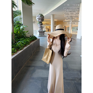 JAMAIS VU【貌美人间裙】黄金比例立显！高腰度假长裙 连衣裙春女