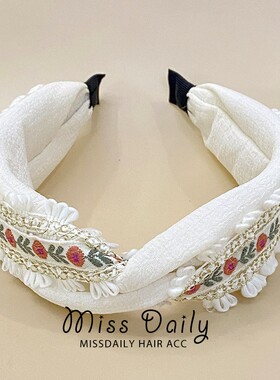 missdaily波西米亚刺绣流苏发箍