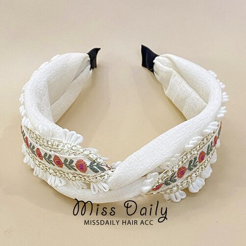 missdaily波西米亚刺绣流苏发箍