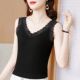 新款 大码 胖mm外穿内搭修身 蕾丝v领吊带背心女春夏季 打底无袖 上衣