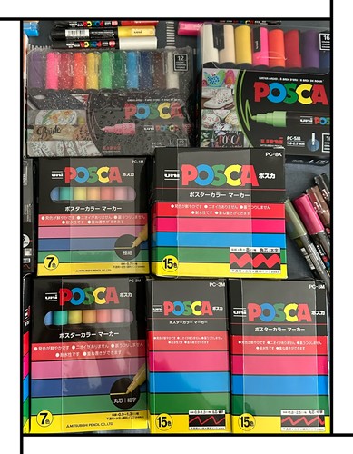 三菱日本粉彩极细15色水性马克笔