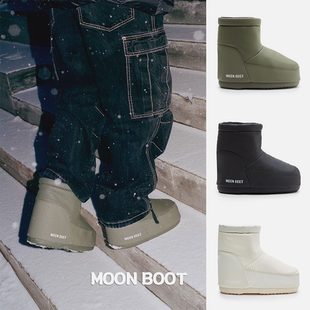 「国内现货」意大利MOON BOOT月亮靴雪地靴低筒RUBBER系列橡胶