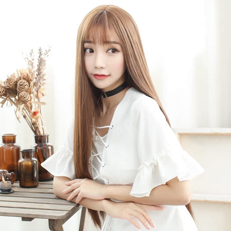 Perruque Long cheveux raides - Ref 2608094 Image 5