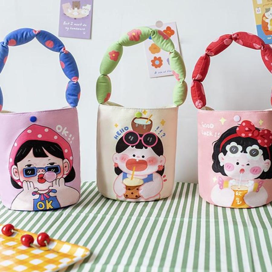 卡通可爱水桶包结婚伴手礼礼品袋