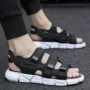 2019 sandal đi biển mới phiên bản Hàn Quốc của xu hướng cá tính hoang dã đế dày, dép xỏ ngón thoải mái khi đeo một từ kéo - Giày thể thao / sandles dép quai hậu nam đẹp