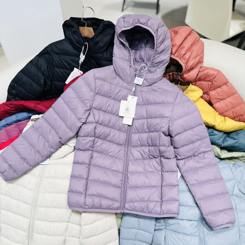 中老年轻薄羽绒服超大码保暖外套