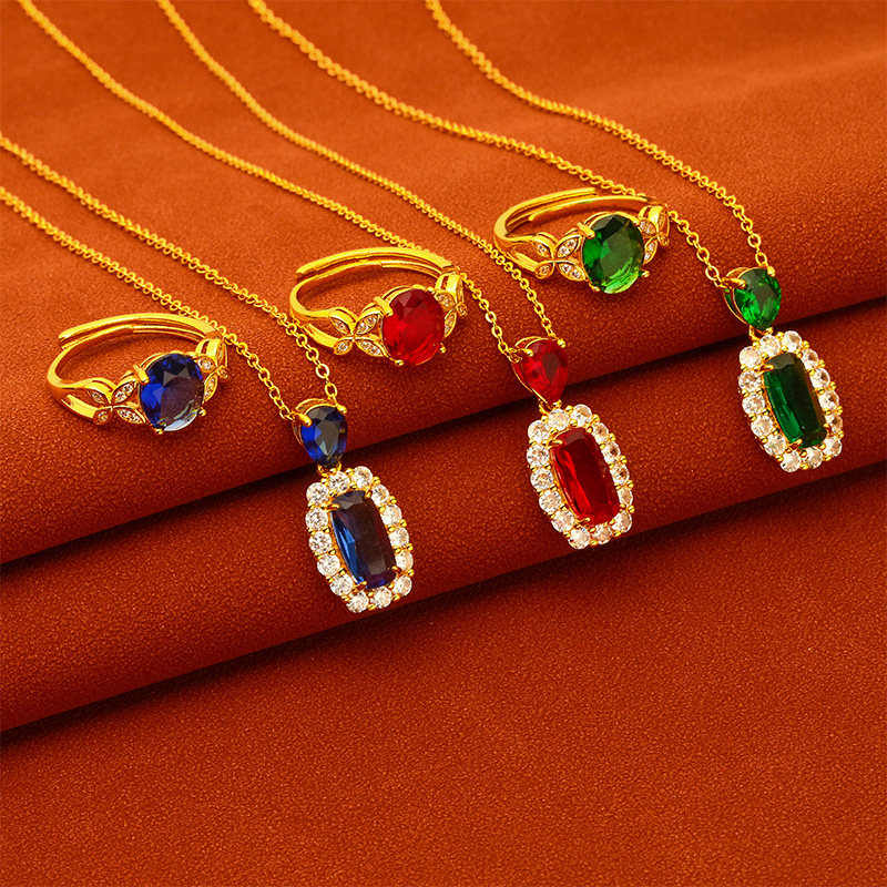 镀黄金平安爱心不掉色女18k仿金999首饰品越南沙金项链欧币水波链