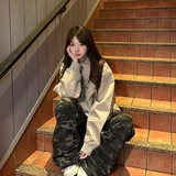 网图现货卡其色美式宽松短款刺绣立领夹克男JK27/P65，男装夹克，星座205-3