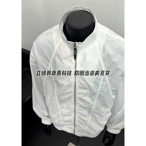 网图 5色 UPF50+夏季多巴胺宽松立领冰丝机能防晒衣男FS005/P55图片