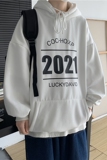 卫衣男春秋套头新款情侣连帽宽松潮流慵懒风外套205-3#WY2030/P50，男装卫衣，星座205-3