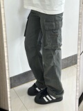【网图现货】美式工装多口袋全棉休闲直筒裤K504/P55，男装工装外套，星座205-3