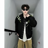 网图现货美式宽松刺绣棒球服防水夹克男JK505/P70，男装夹克，星座205-3
