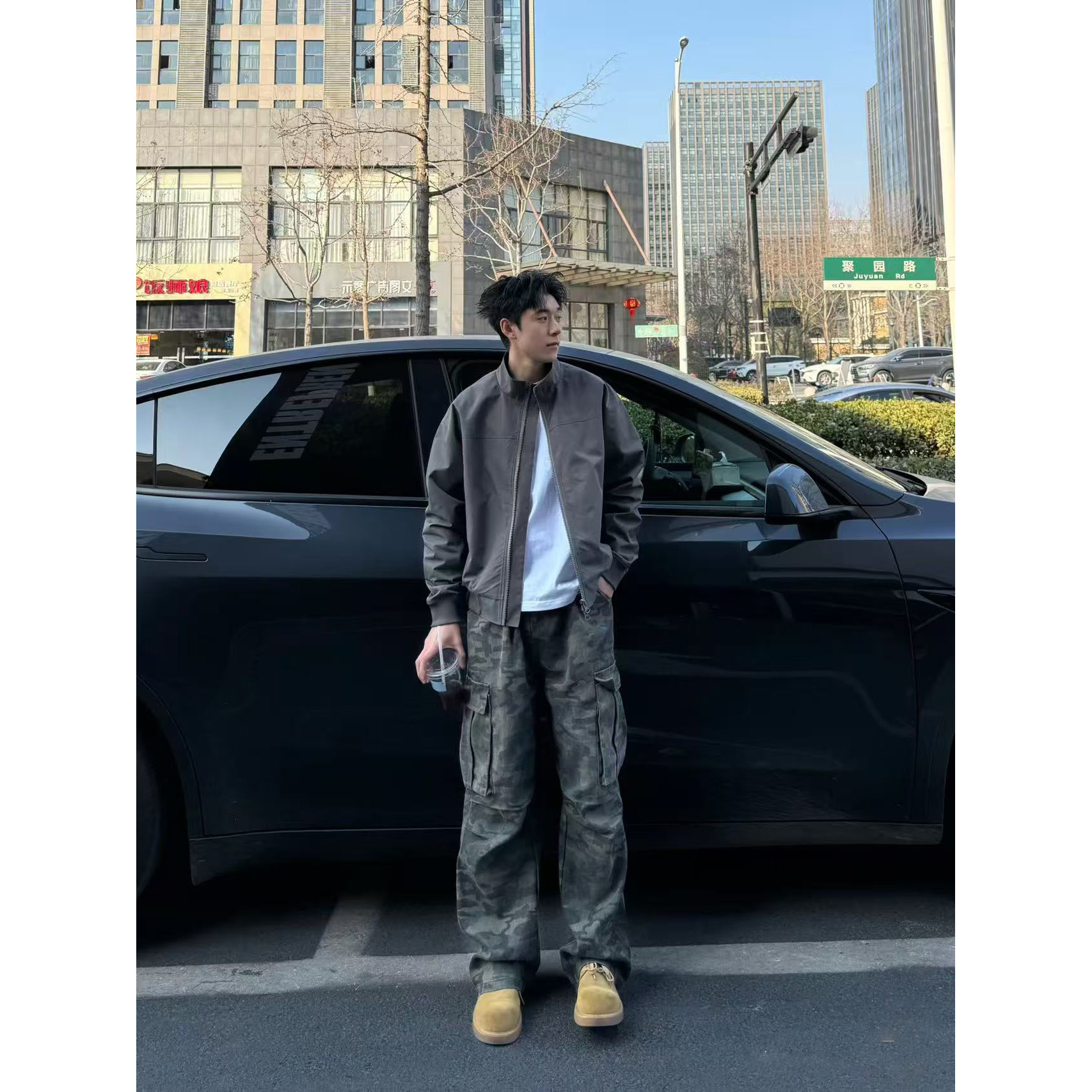 现货主推牛津复合防水立领高品质夹克外套J6629/特P60，男装夹克，星座205-3