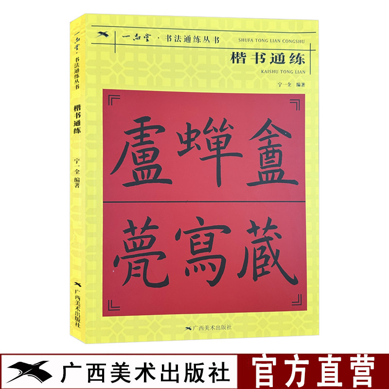 楷书通练 书法通练丛书 楷书基础知识精讲 毛笔书法入门字帖书法 基础知识讲解笔法写法边旁部首解析 正版毛笔书法自学课程教材书