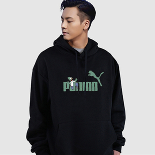 秋冬款 帽衫 加绒加厚连帽卫衣男 长袖 一线品牌专柜商场撤回潮牌大码