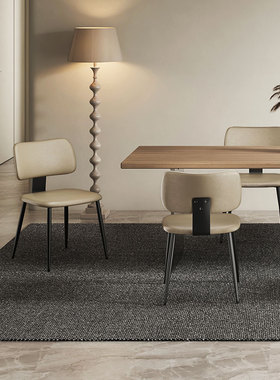 轻奢高级餐椅现代简约餐桌椅子家用意式极简设计师款H7102H5808