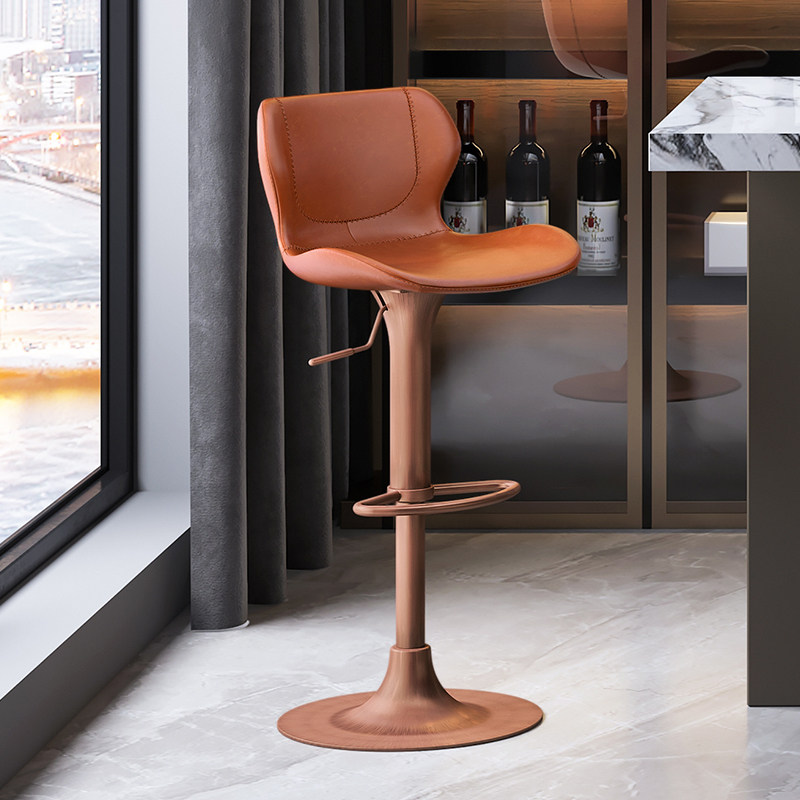 轻奢升降吧台椅高脚凳家用现代简约靠背旋转中岛台椅子凳子7187,住宅家具,高脚凳,淘宝优惠券,粉丝福利购,淘宝优惠卷