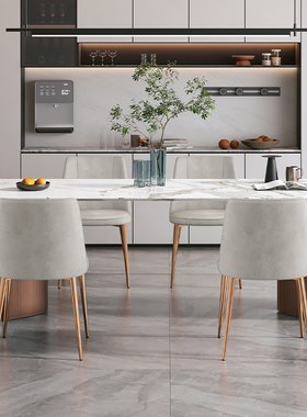 轻奢餐椅高级感现代风意式极简凳 2025新款高端舒适久坐靠背椅子