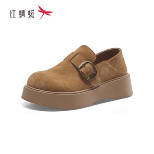 红蜻蜓2025秋季 BQ61126051平跟BQ61126052厚底 包头女士全包勃肯鞋