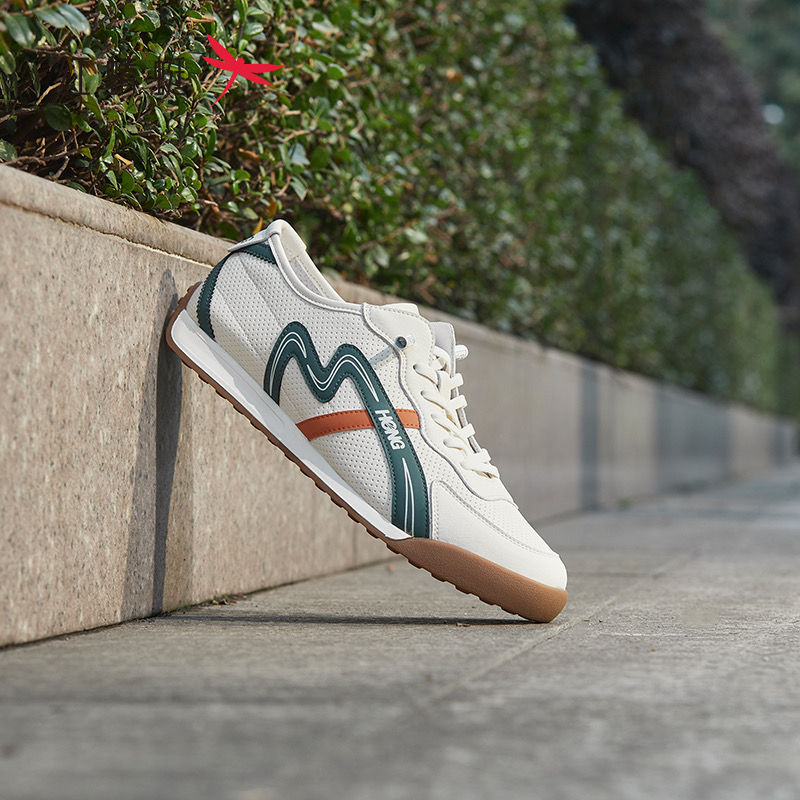 红蜻蜓夏男阿甘德训小白板鞋透气