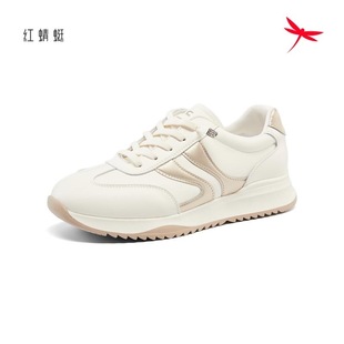 红蜻蜓新款 休闲BC52000081简约BC52000082运动百搭 女士阿甘小白鞋