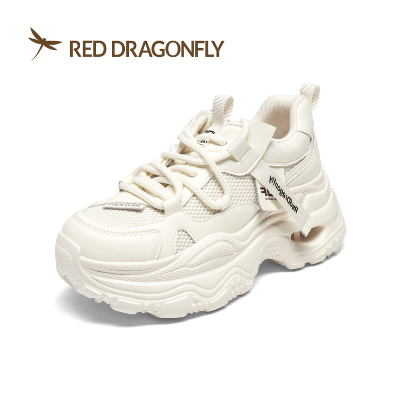 红蜻蜓2026春季女士老爹鞋休闲BC72000171厚底BC72000172运动网面,女鞋,老爹鞋,淘宝优惠券,粉丝福利购,淘宝优惠卷