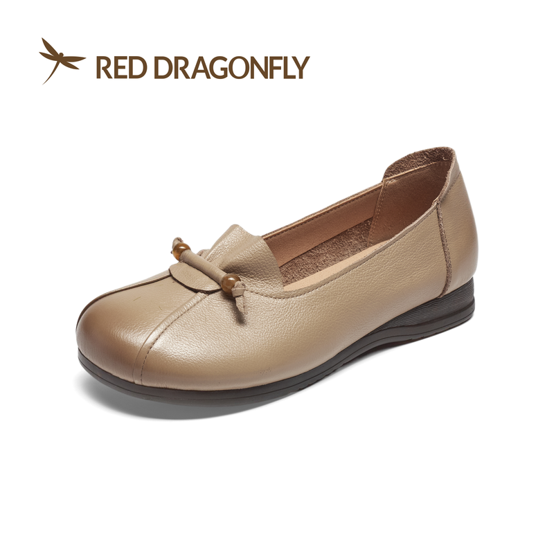 红蜻蜓2026春牛皮女单鞋MBC78835021平底软面浅口MBC78835022透气,女鞋,浅口单鞋,淘宝优惠券,粉丝福利购,淘宝优惠卷