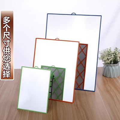 浴室免打孔挂镜高清卫生间壁挂化妆镜大号台式折叠学生宿舍桌面镜