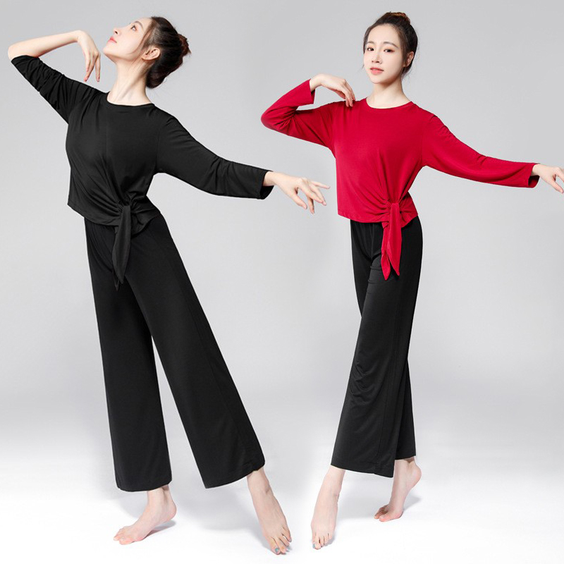 舞蹈服套装女形体艺考服现代舞