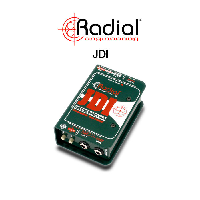 加拿大原产 Radial JDI无源被动式DI盒吉他贝斯键盘通用 行货保修