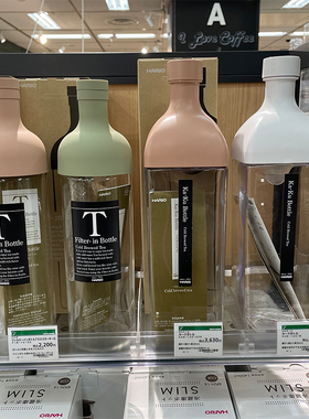 日本HARIO冷萃壶手冲咖啡瓶滤网冰滴壶玻璃冷泡水杯果茶壶冷萃杯