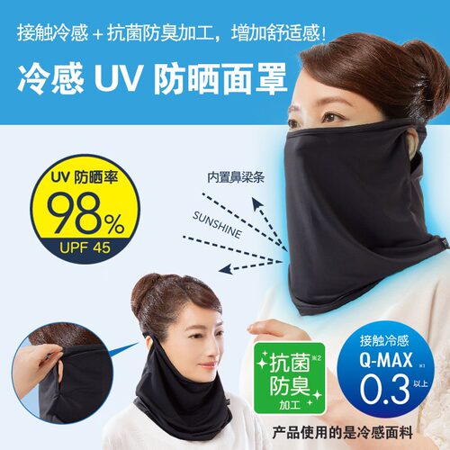 日本needsuvcut防晒面罩女士