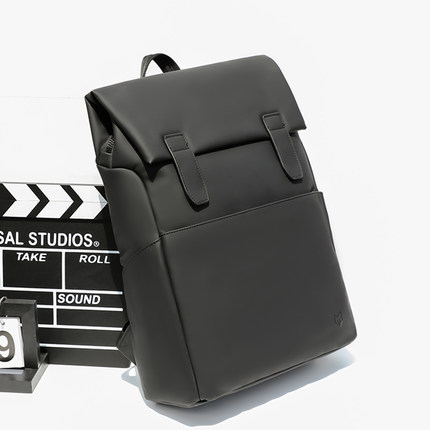 商务电脑背包男士笔记本双肩包通勤男款男生书包旅行男包大学生女