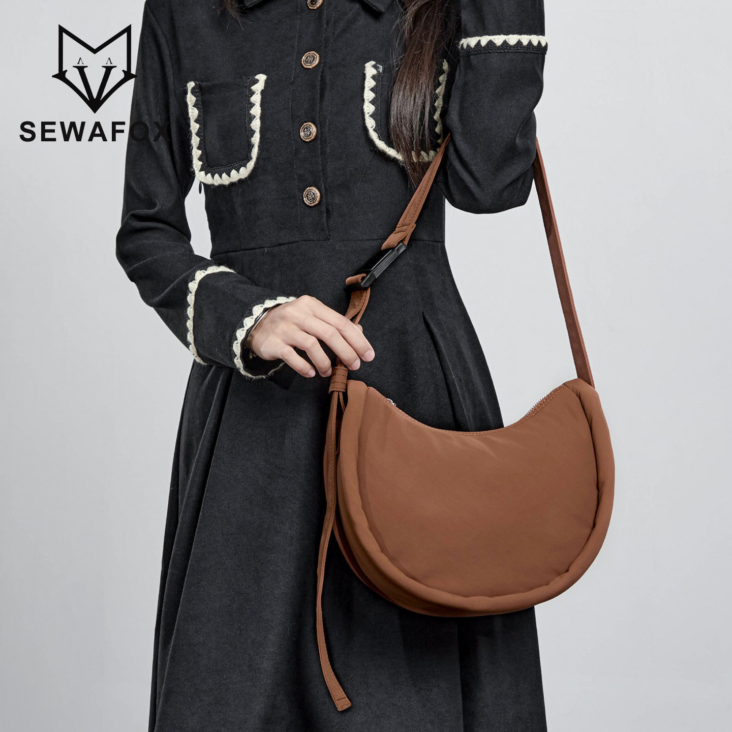 新款复古腋下包女小众高级感男士挎包大容量通勤百搭单肩斜挎包