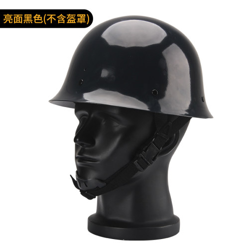 军迷GK80钢盔 纯钢材质 骑行校园安保银行超市保安防暴钢盔安全盔