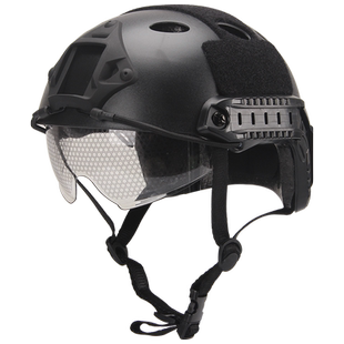 FAST风镜版战术头盔wargame下场防水弹骑行防风沙护目镜安全盔