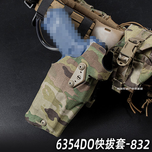 6354DO快拔套 格洛克G17带灯战术腰套下沉快拆绑腿组合枪套腿固定