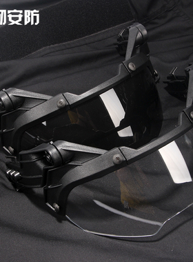 FAST战术风镜OP护目镜MICH导轨安装防雾防风沙防暴镜片近视可佩带