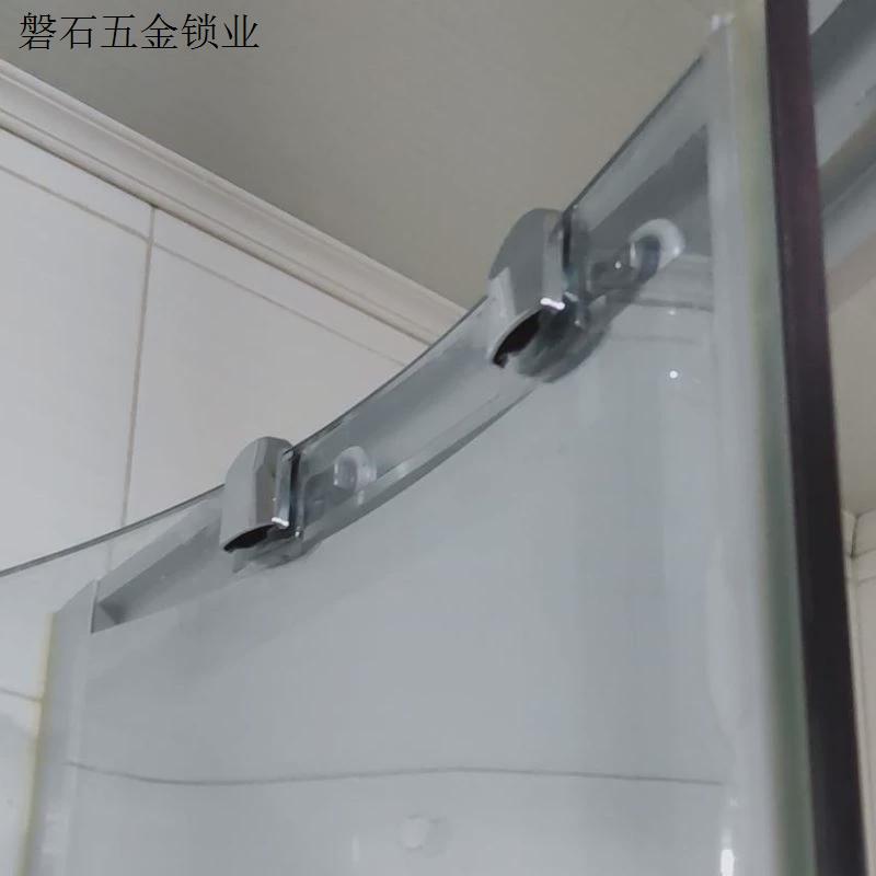 老式移门滑轮淋浴房滑轮五金圆弧形浴室门玻璃门滚轮轨道轨道配.